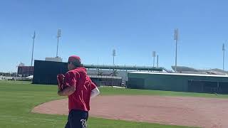 Boston Red Sox Prospect Marcelo Mayer At Spring Training