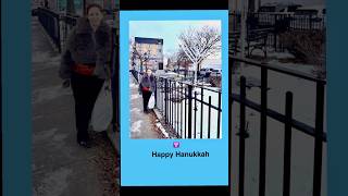 Happy Hanukkah ‘Liberty Menorah’ a greeting from Noelle Clancy in Brooklyn, NYC