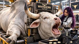 Details How Giant Brahman Hides Become a $10,000 Premium Biker Jacket | Inside the WhiteHorn Factory Factory News