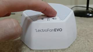 LectroFan Evo white noise machine fan sounds demo