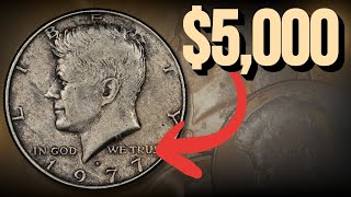 Hidden Treausre 1977 Half Dollar Coin Worth A Lot Of Money