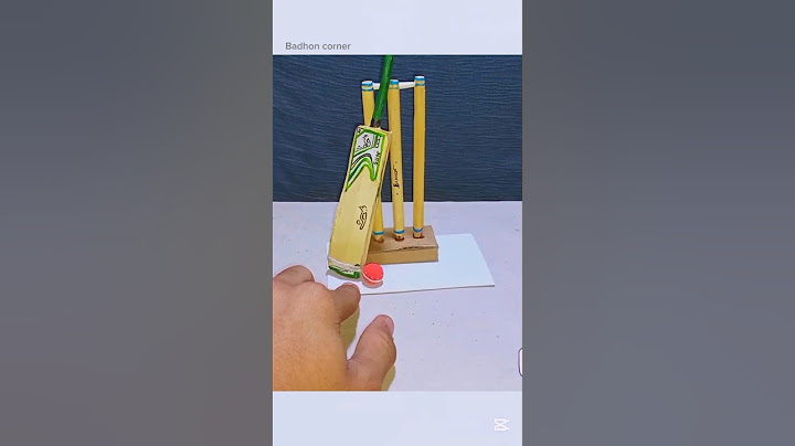 DIY Mini Cricket Kit | How to Make a Small Cricket Bat, Ball & Stumps | Easy Craft for Kids #shorts