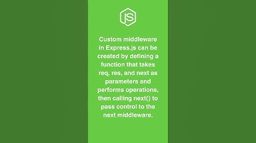 Creating Custom Middleware in Express.js