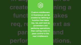 Creating Custom Middleware in Express.js