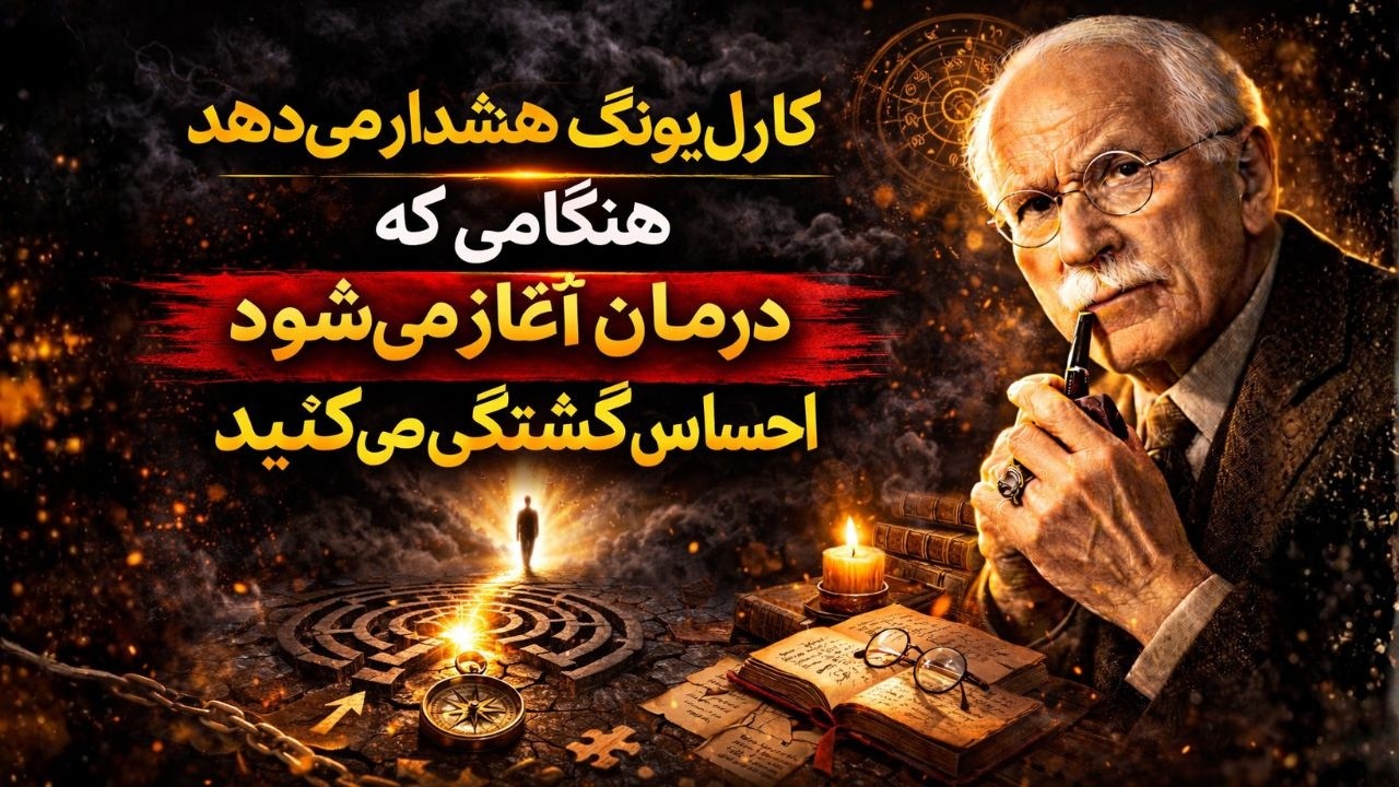 کارل یونگ هشدار داد که شفا زمانی آغاز می‌شود که احساس گم‌شدگی می‌کنید.
