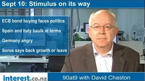 90 seconds at 9 am: Stimulus on its way (news with David Chaston)