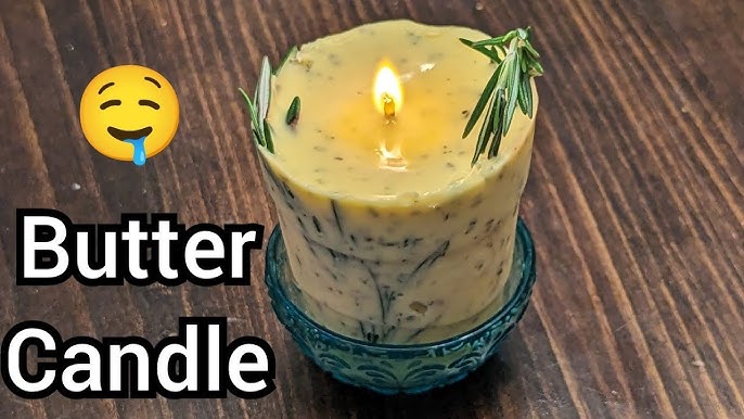 Make a butter candle for your next party. AD It's so easy to make with, butter candle