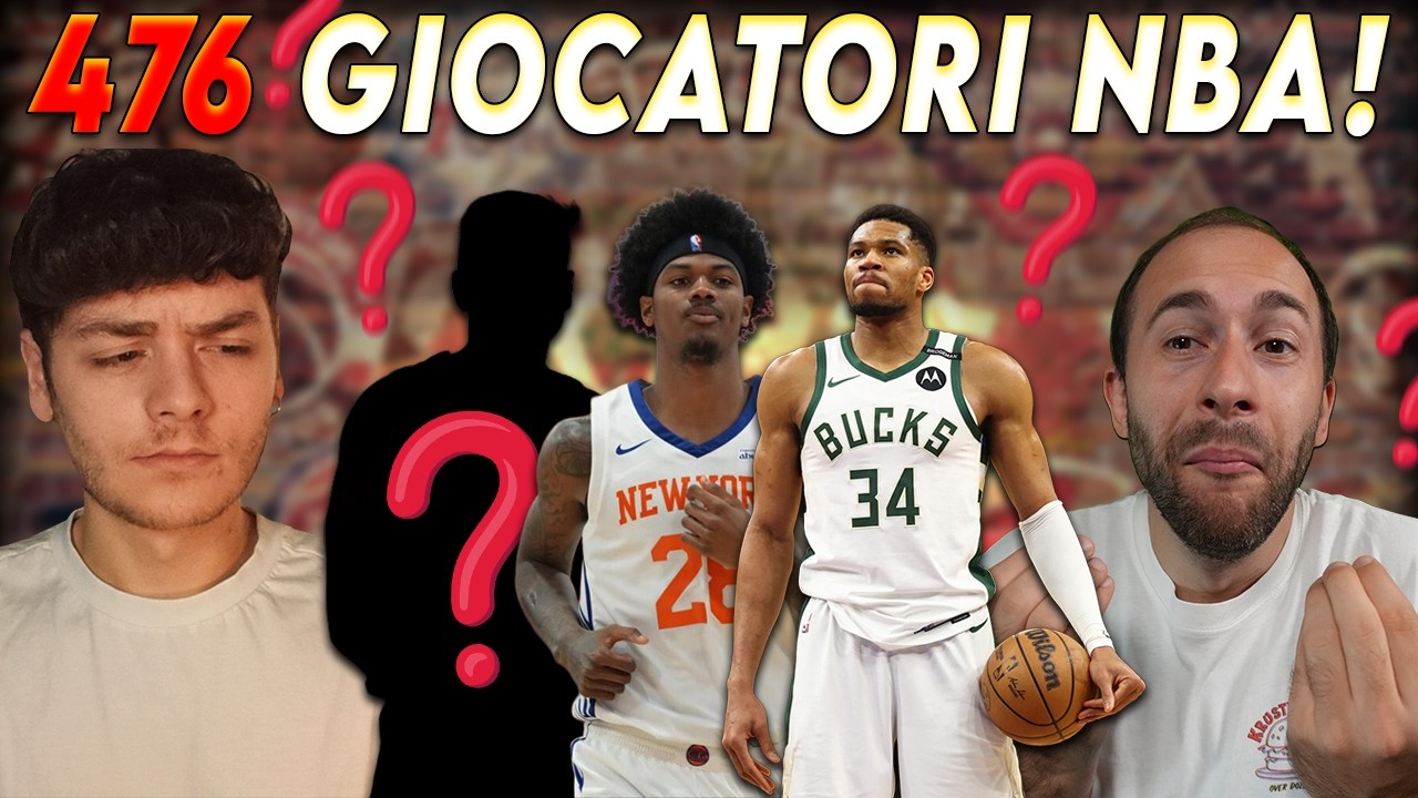 SAPRESTI DIRMI I NOMI DI TUTTI I GIOCATORI NBA per la stagione 2025/26? Ecco perchè noi NO. 💀