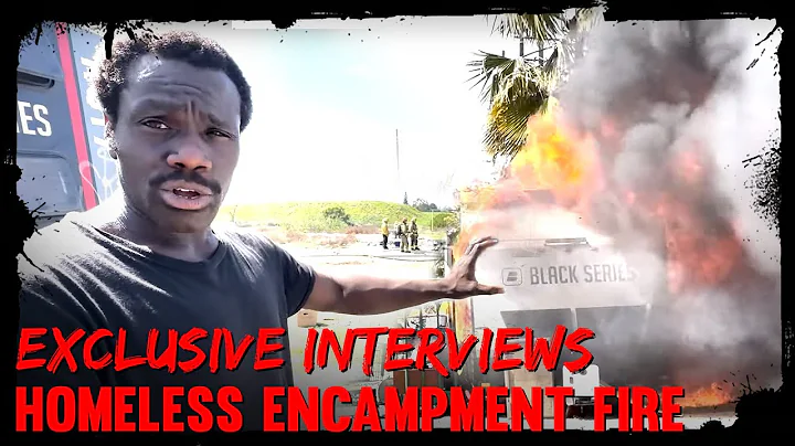 SQUATTERS BREAK INTO RV STORAGE LOT - Fire Erupts During Exclusive Interviews at Homeless Encampment