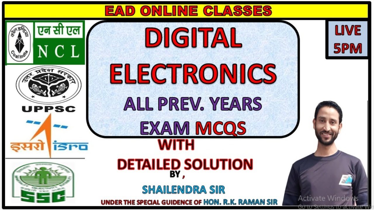 Special Class Digital Electronics ALL Prev.Years Exam MCQS with ...