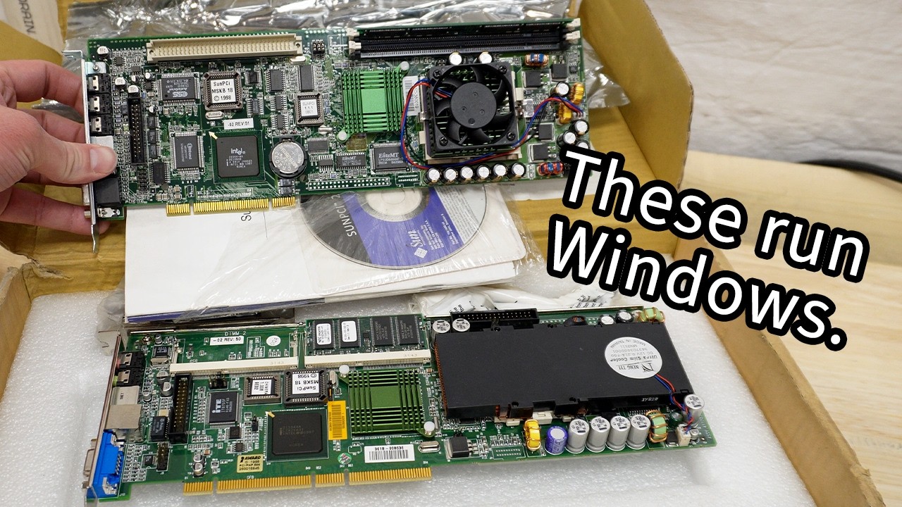 SunPCi: Full x86 PC on a Card - YouTube