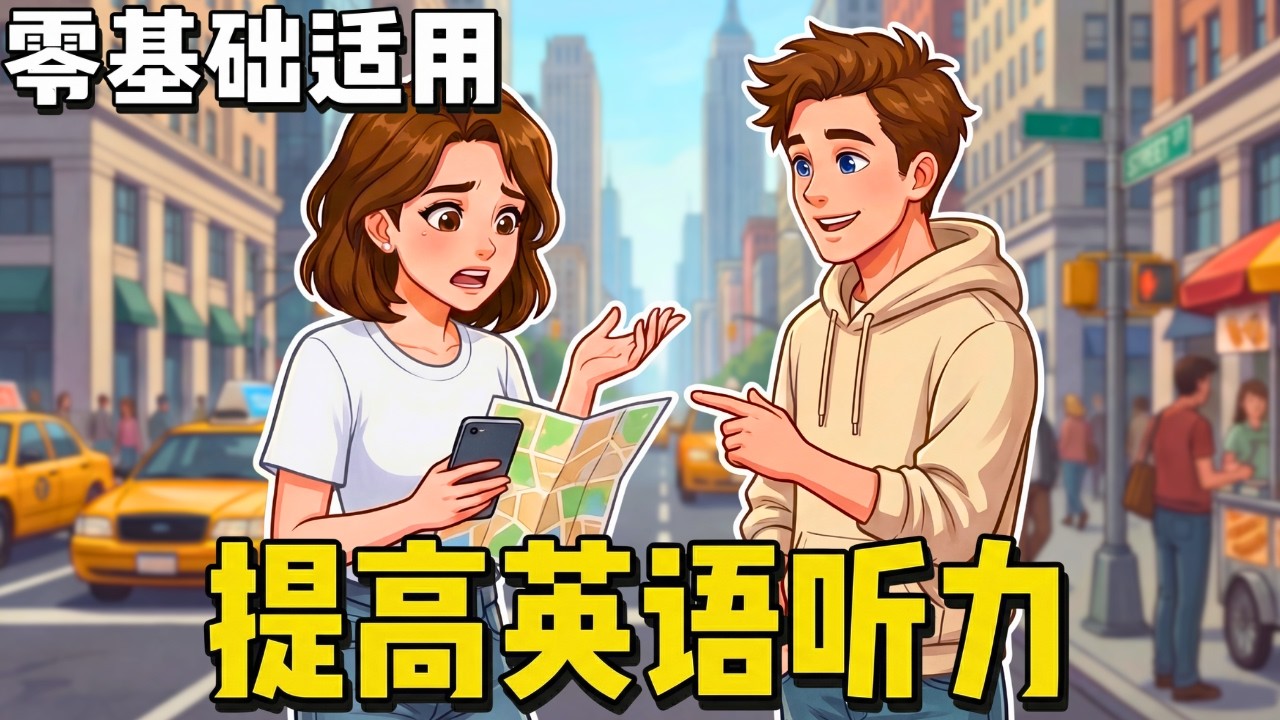 开始听懂英语了 🎧 简单的英语对话《在城市问路》