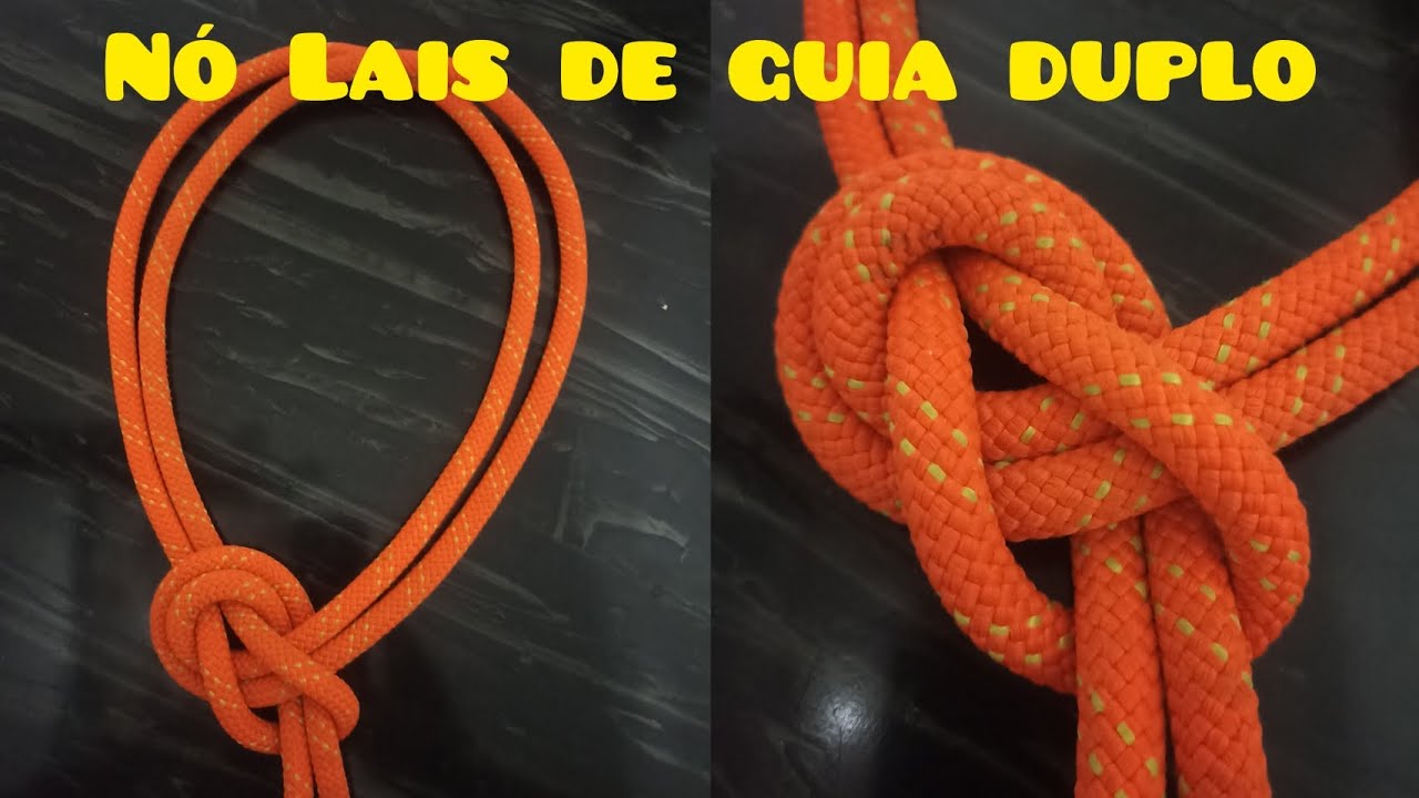 Nó Lais de guia duplo, como fazer. YouTube Nó Lais de guia duplo, como fazer. YouTube