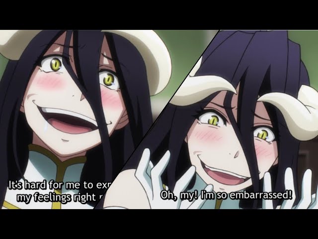 Albedo is a good girl 🙈 (via Overlord IV)