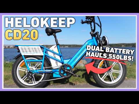 HELOKEEP...New Model Ebike...CD20. A Dual Battery 550lb Hauler! Live Electric Bike Life!