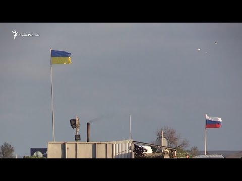 На Админгранице С Крымом Украинский Флаг Подняли Над Российским