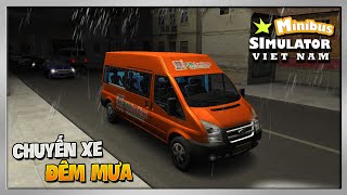 Minibus Simulator Vietnam #6 | Xe Trung Chuyển Phương Trang Chở Khách Trong Đêm Mưa screenshot 1