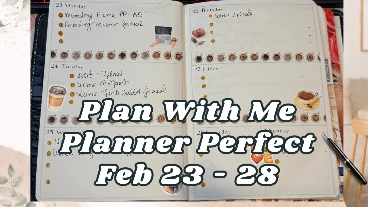 Plan with me I Planner Perfect Feb 23-28 I Switch My TN