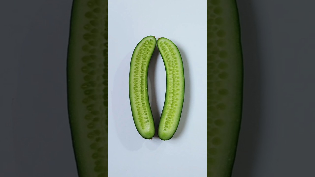 Cucumber carving ideas 