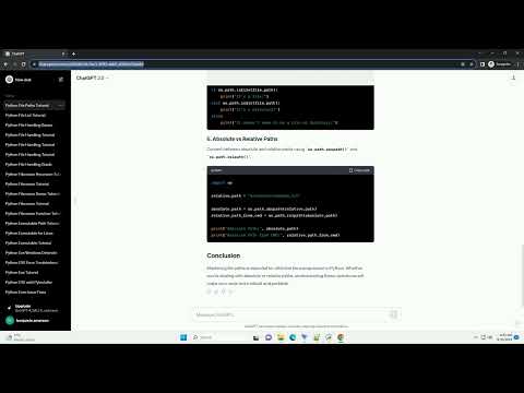 python file path format