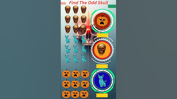 💀 Only 1% Can Find The Odd Skull | Ultimate Eye Challenge 2025 🔥| #Shorts #MindGames