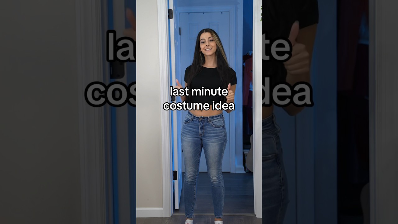 Нужен костюм на Хэллоуин в последнюю минуту? Вот! 😂👀 