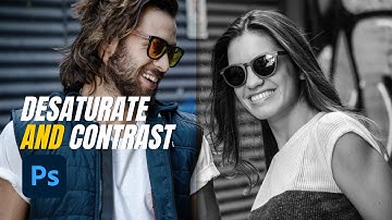 Quickly Desaturate and Add Contrast in Photoshop