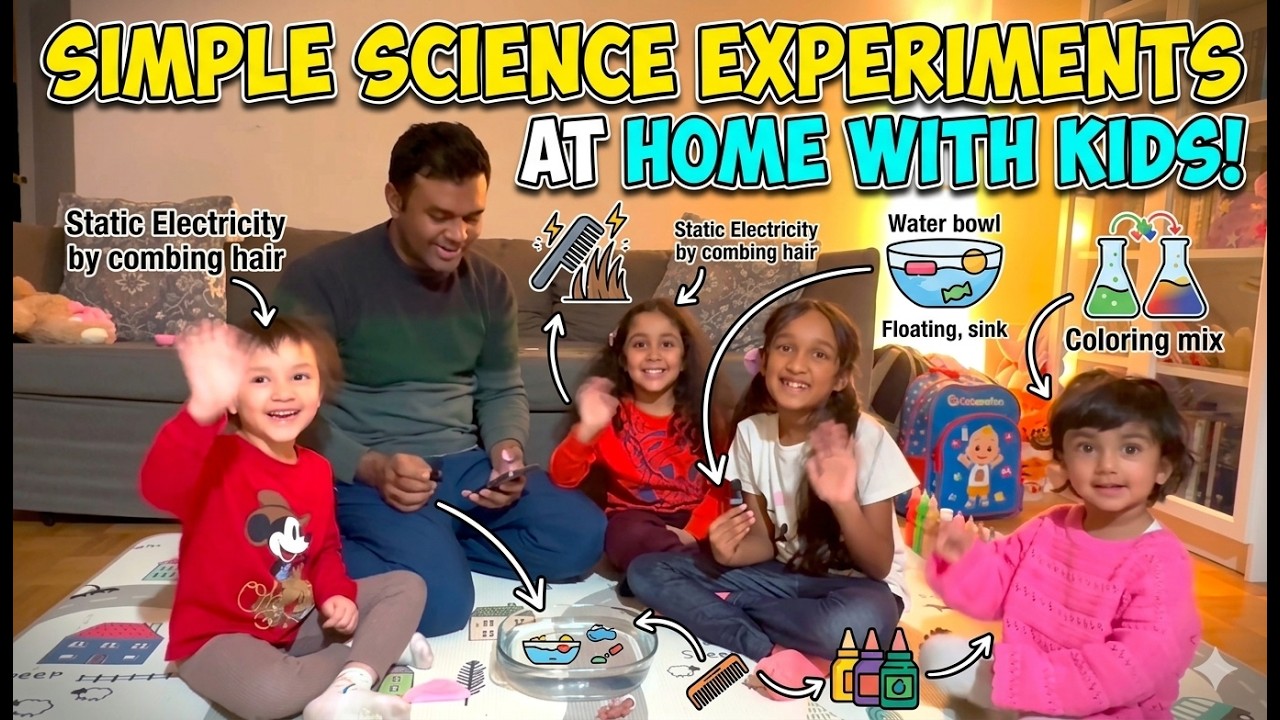 🧪 Fun & Easy Science Experiments for Kids at Home! - YouTube
