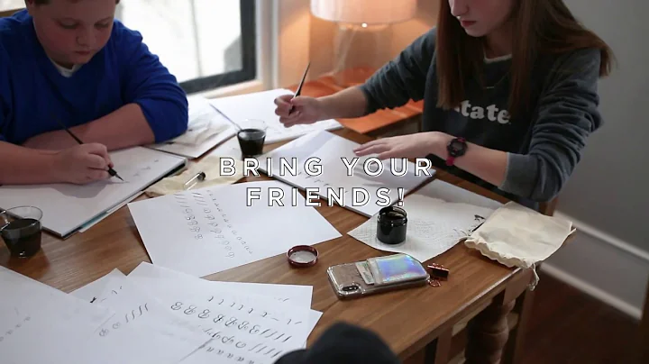 Calligraphy Workshop Promo | Sarah Barrett
