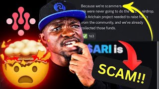 ARI Wallet is a SCAM ‼️No TGE, No Airdrop ❌