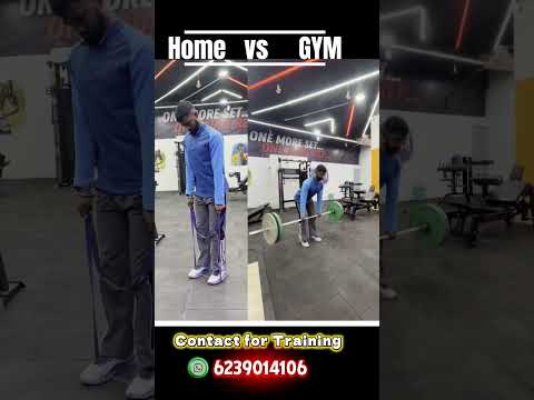 No Equipment No Problem / Home vs Gym #shorts #views #viral by KUNAL CHOPRA