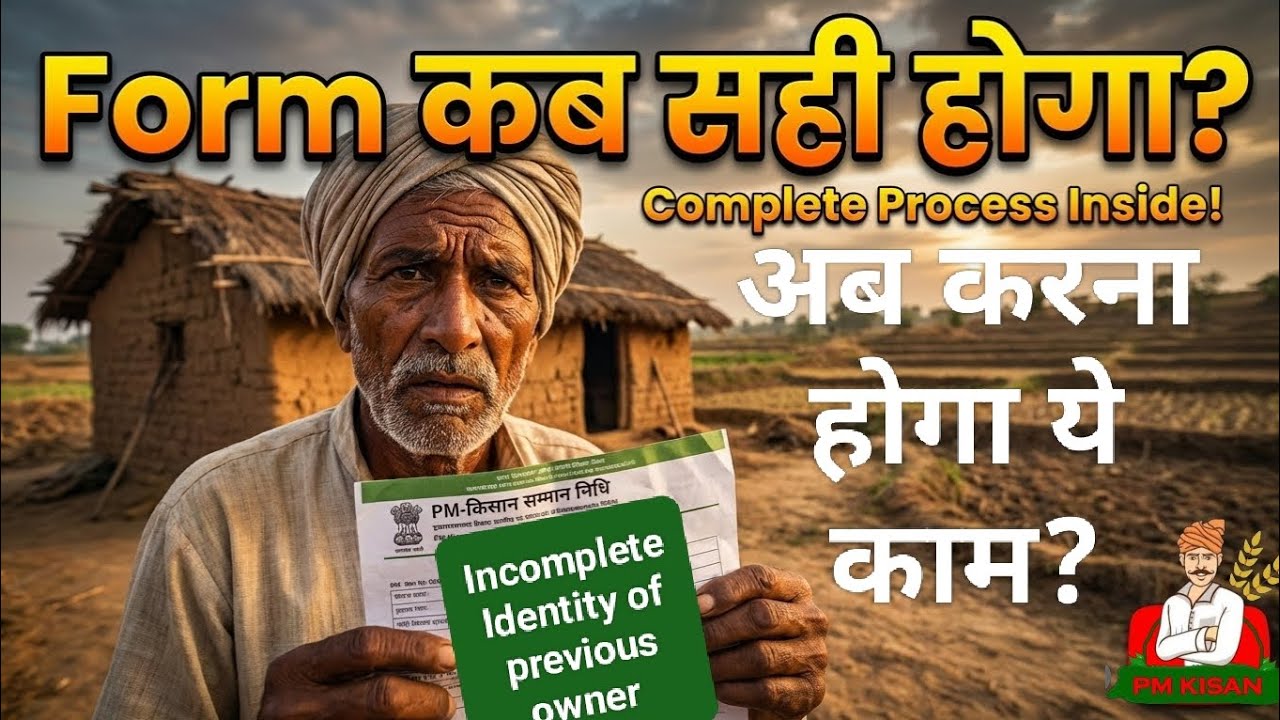 PM Kisan Form Incomplete Owner Identity Problem Solution 🔥 | Full Solution Step by Step 🔥