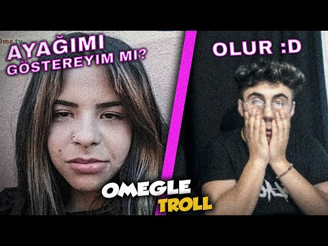 AYAĞIMI GÖSTEREYİM Mİ DİYEN KIZ!😱- Omegle Troll Emirhan Kuri