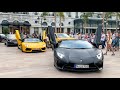 Lamborghini Aventador SV, Murcielago SV, Ferrari Enzo, 488, Audi R8 - Monaco