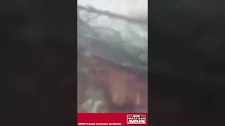 CAUGHT ON CAMERA: Damaging winds during fatal North Carolina severe #storm #ncwx #weather #shorts
