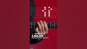 A Major Pentatonic Box 3 #guitarlessons