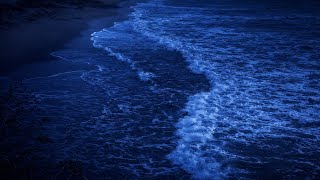 Fall Asleep With Relaxing Wave Sounds at Night, Low Pitch Ocean Music for Deep Sleeping