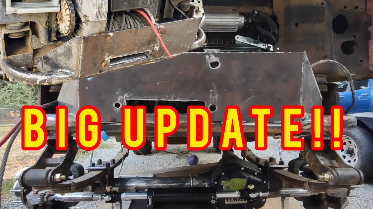 Dana 60 budget full hydro steering on leaf springs and a old warn 8274