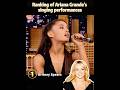 Ranking of Ariana Grande's singing performance#funny #foryou #celebrity #arianagrande #singing #fyp