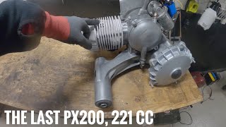 Vespa px installing a malossi sport mk2 210 cylinder S2E4