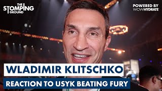 Wladimir Klitschko ELATED Reaction To Oleksandr Usyk Defeating Tyson Fury