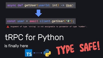 tRPC for Python is finally here.
