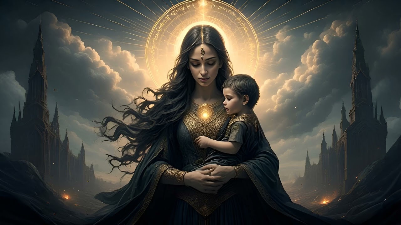 Женщина с ребенком на руках (Поэт Сергей Островой. Suno AI)