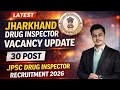 Jharkhand Drug Inspector Vacancy Update | 30 Post | JPSC Drug Inspector Recruitment 2026