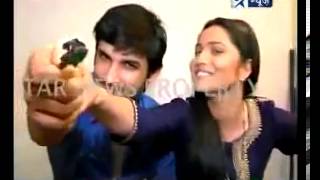 vlc record 2012 11 18 21h43m08s Sushant and Ankita wishing SBS 11th October 2011 flv