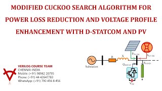 MODIFIED CUCKOO SEARCH ALGORITHM-POWER LOSS REDUCTION-VOLTAGE PROFILE ENHANCEMENT-D-STATCOM AND PV