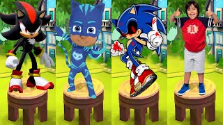 Tag with Ryan vs Sonic Dash - PJ Masks Catboy vs Shadow the Black Hedgehog All Characters Unlocked screenshot 5