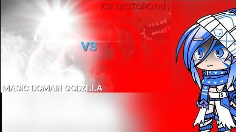 Kaijus reagindo (What If battle) ICE DESTOROYAH VS Magic Domain Godzilla |@UFOTOILET293 