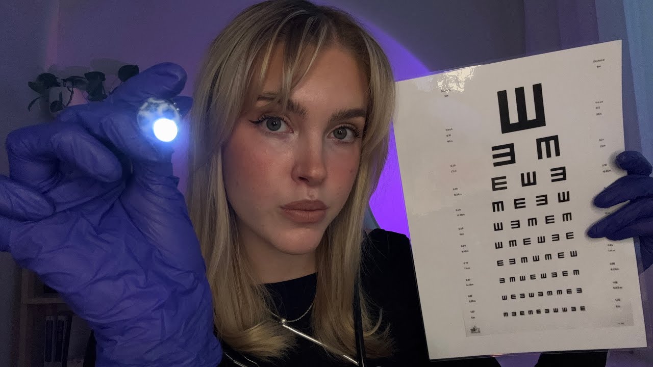 ASMR cranial nerve exam | whispered roleplay