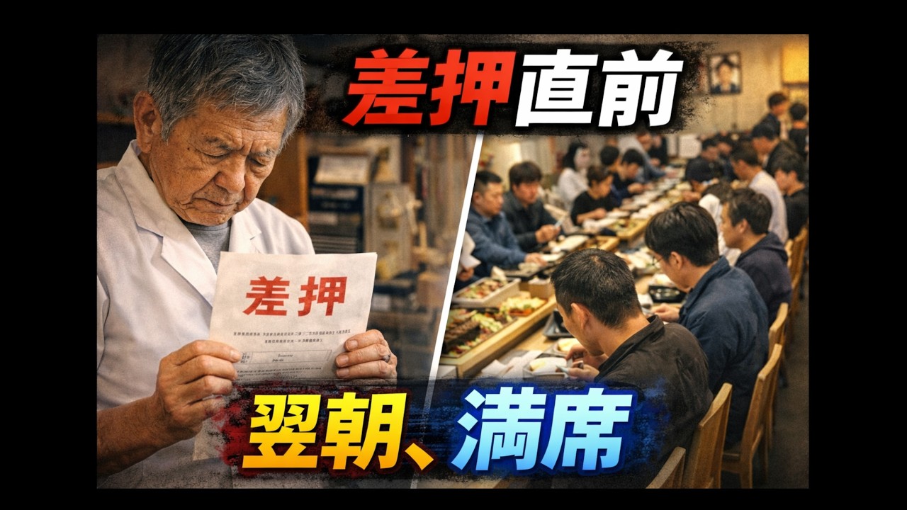 差し押さえ1時間前、無銭客を許した寿司職人の選択